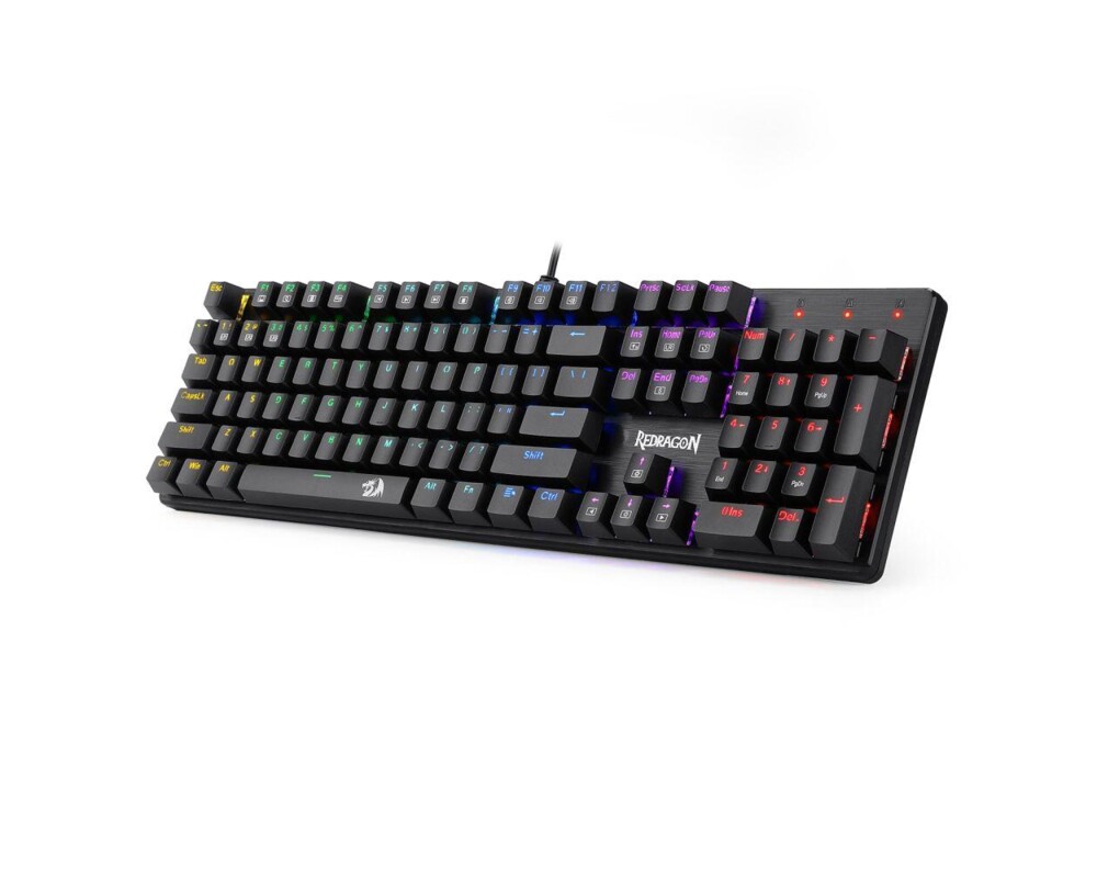 Клавиатура Redragon Sindri K671, Rainbow lighting, червени превключватели - черна 2