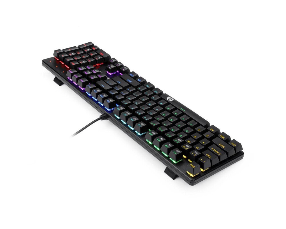Клавиатура Redragon Sindri K671, Rainbow lighting, червени превключватели - черна 6