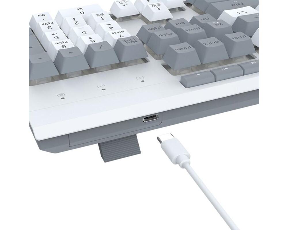 Клавиатура Redragon S151W Gaming Essentials с RGB подсветка - бяла 5