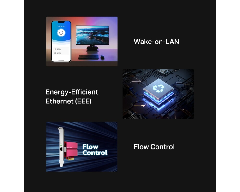 Адаптери 10 Gigabit PCle мрежов адаптер Mercusys MA510E 6