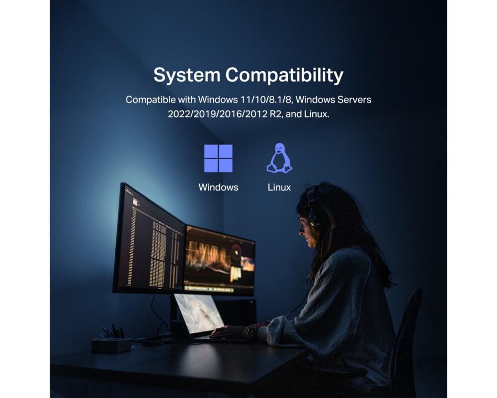 Адаптери 10 Gigabit PCle мрежов адаптер Mercusys MA510E 8