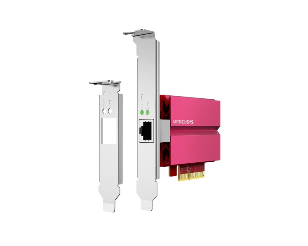 Адаптери 10 Gigabit PCle мрежов адаптер Mercusys MA510E 2
