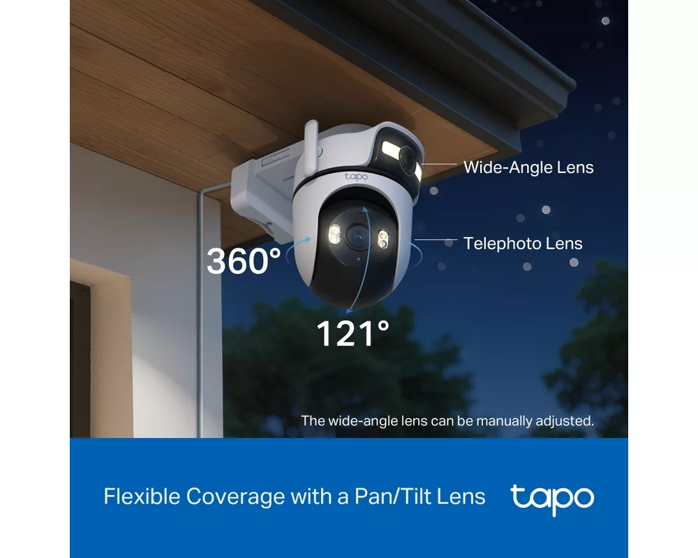 Цифрова IP камера TP-Link Tapo C545D с Pan/Tilt 12