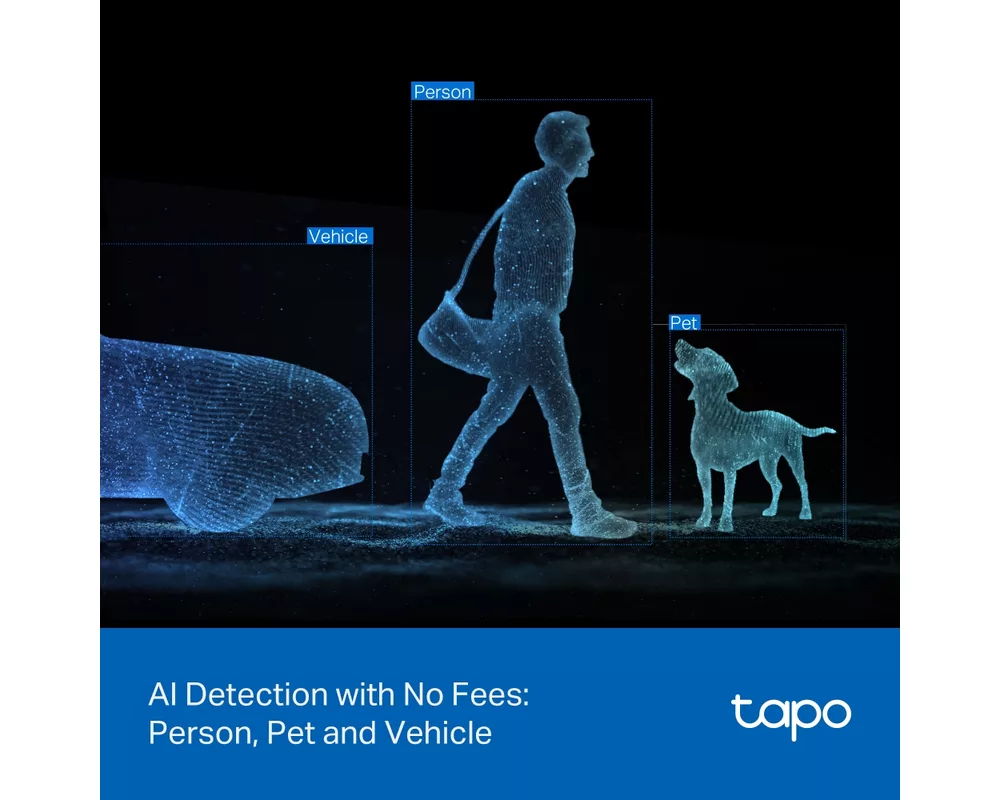 Цифрова IP камера TP-Link Tapo C545D с Pan/Tilt 11