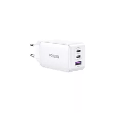  Ugreen CD224 220V 2xUSB-C, 1xUSB A, GaN, 65W 15334 - бяло 888363 15334 на топ цена - PIC.bg