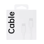 <span>Кабел</span> OPPO DL149 Type-C към Type-C - бял <span class='catalog-num-in-name'>DL149_Cable_WHT</span> - 
