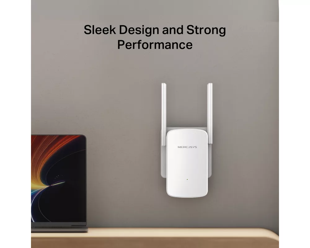 Безжичен усилвател Mercusys ME12 300 Mbps 8