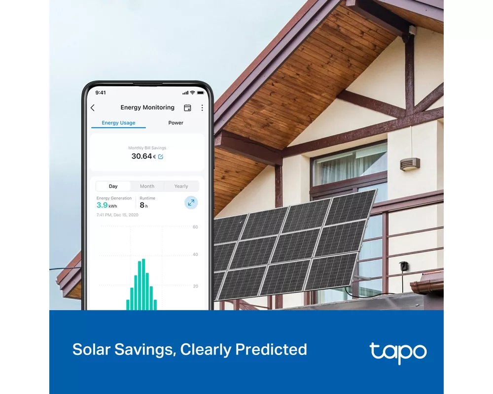 Умен контакт TP-Link Tapo P410M 7