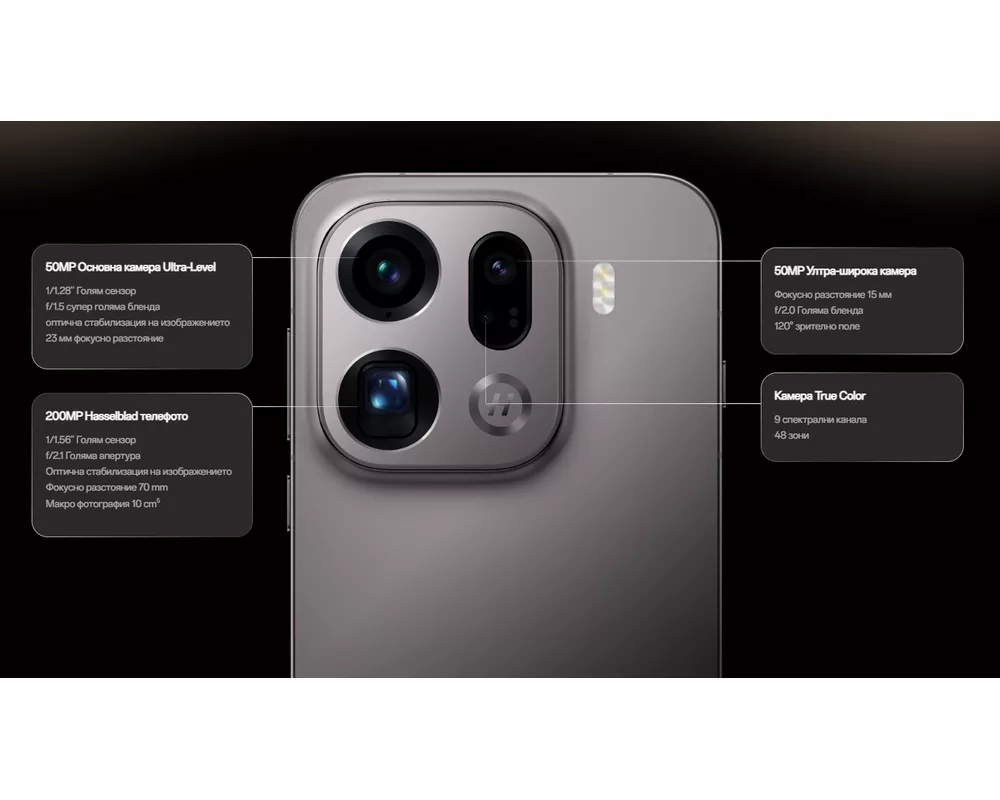 Смартфон Oppo Find X9 Pro 16GB/512GB - Titanium Charcoal 11