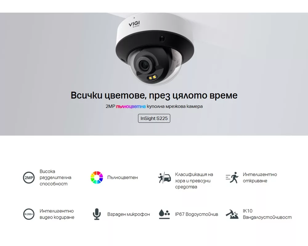 Цифрова IP камера TP-Link InSight S225(2.8mm) 5