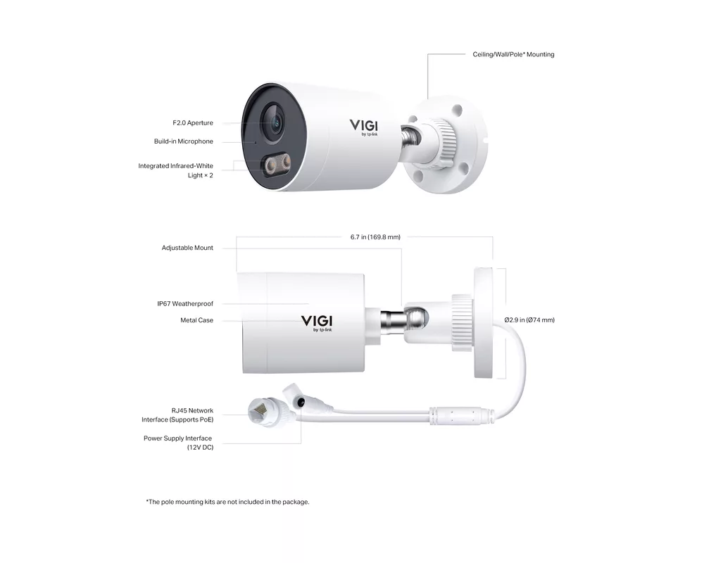 Цифрова IP камера TP-Link VIGI InSight S325(6mm) 7