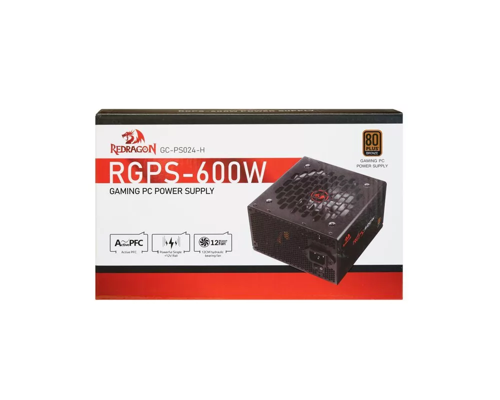 Захранване Redragon RGPS-600W 600W 80 PLUS Bronze 7