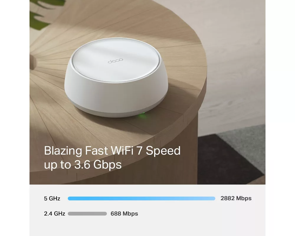 Рутер TP-Link Deco BE25(1-pack) BE3600 4