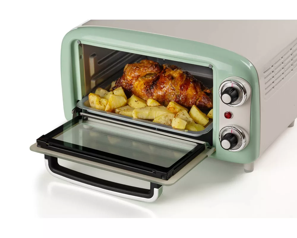 Микровълнова фурна Ariete 3919/04 Фурна Vintage 10 Л Зелен 7