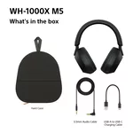 Слушалки Sony WH-1000XM5 WH1000XM5SAB.CE7 - черни 7