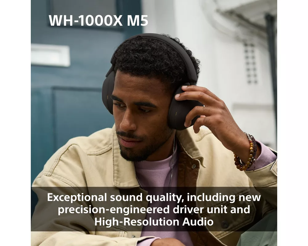 Слушалки Sony WH-1000XM5 WH1000XM5SAB.CE7 - черни 5