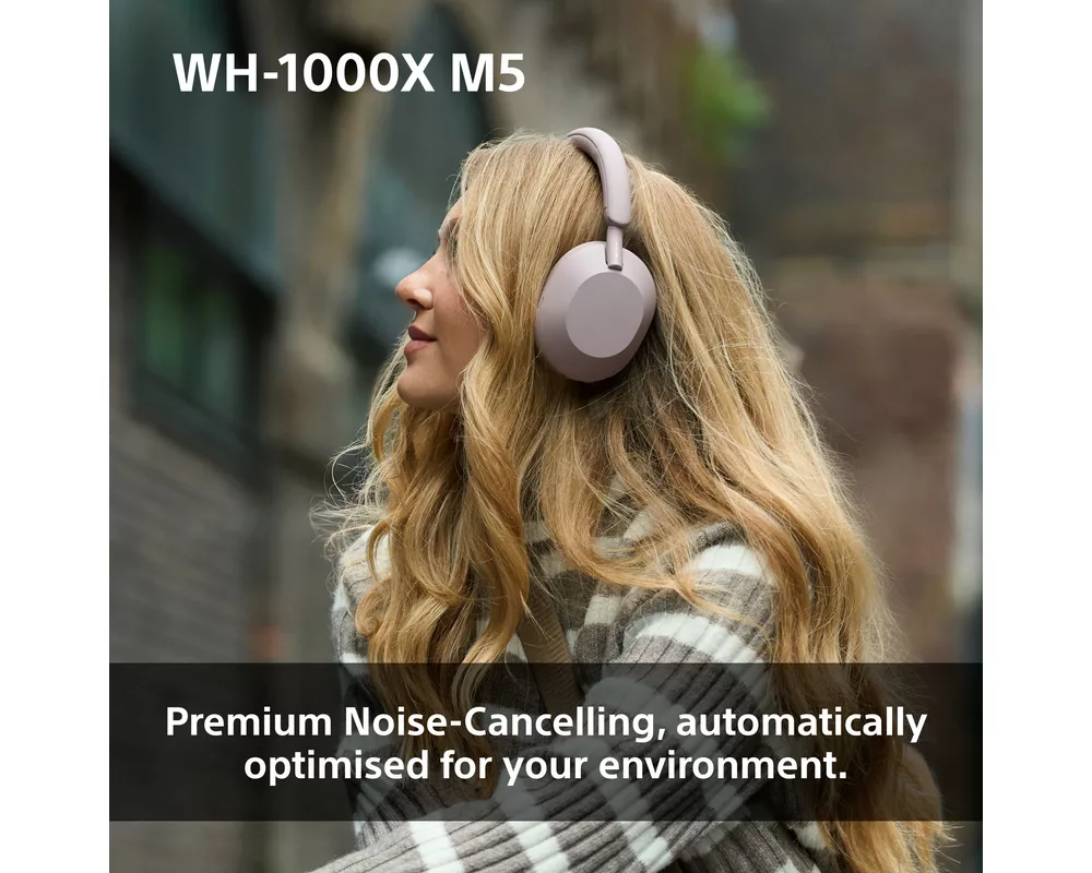 Слушалки Sony WH-1000XM5 WH1000XM5SAB.CE7 - черни 4