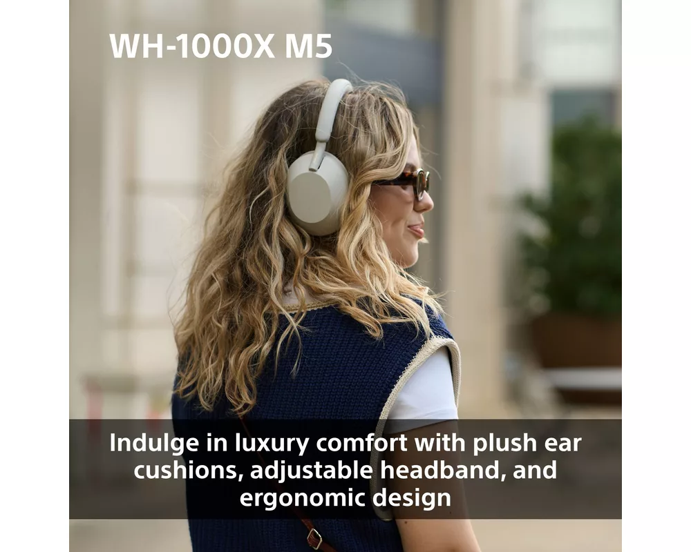 Слушалки Sony WH-1000XM5 WH1000XM5SAB.CE7 - черни 6