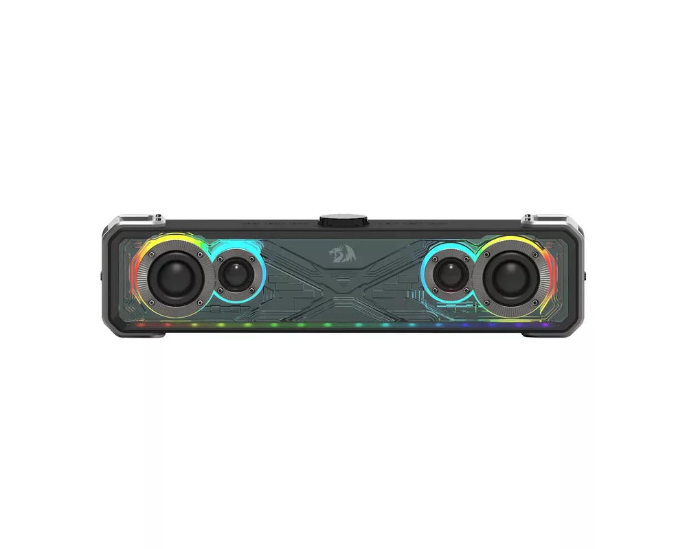 Тонколони Redragon Surge GS817 саундбар с RGB подсветка - черен 4