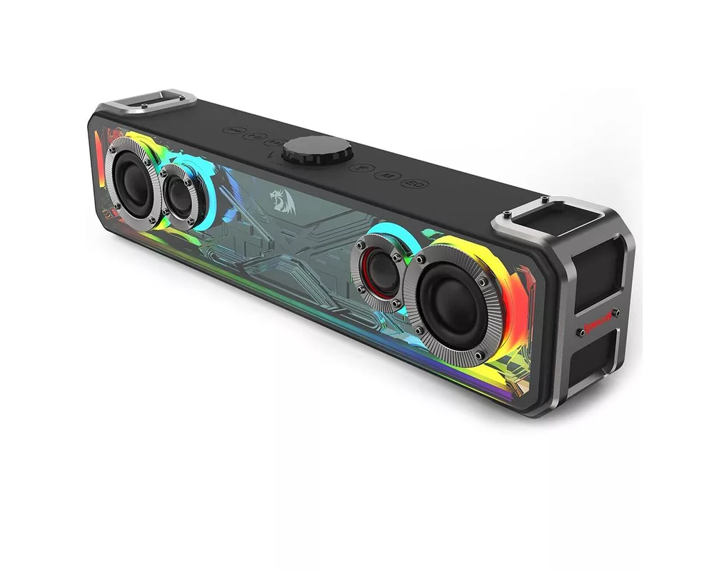 Тонколони Redragon Surge GS817 саундбар с RGB подсветка - черен 4
