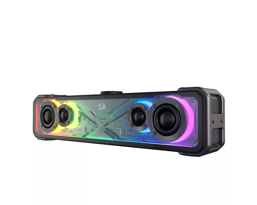 Тонколони Redragon Surge GS817 саундбар с RGB подсветка - черен 5