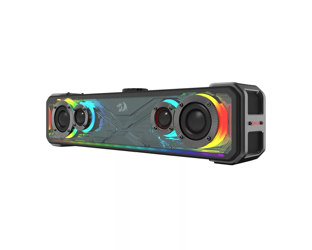 Тонколони Redragon Surge GS817 саундбар с RGB подсветка - черен 6