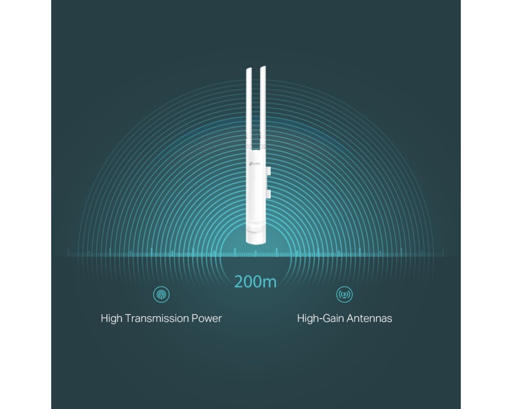Access point (Точка за достъп) TP-LINK EAP110-Outdoor 300 Mbps 12