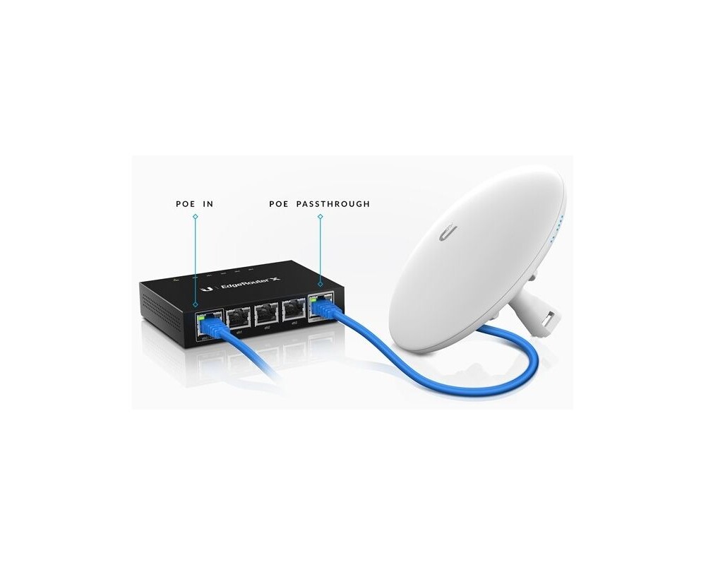 Рутер Ubiquiti EdgeRouter ER-X 5-Port single Passive PoE 2