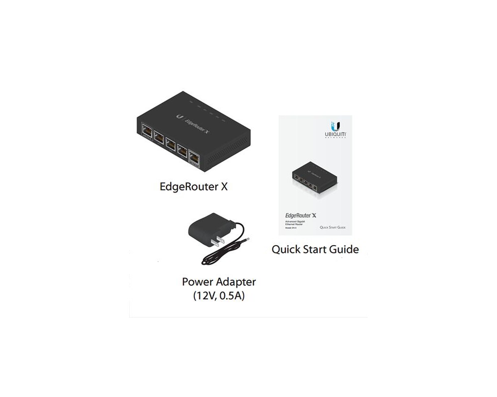 Рутер Ubiquiti EdgeRouter ER-X 5-Port single Passive PoE 10
