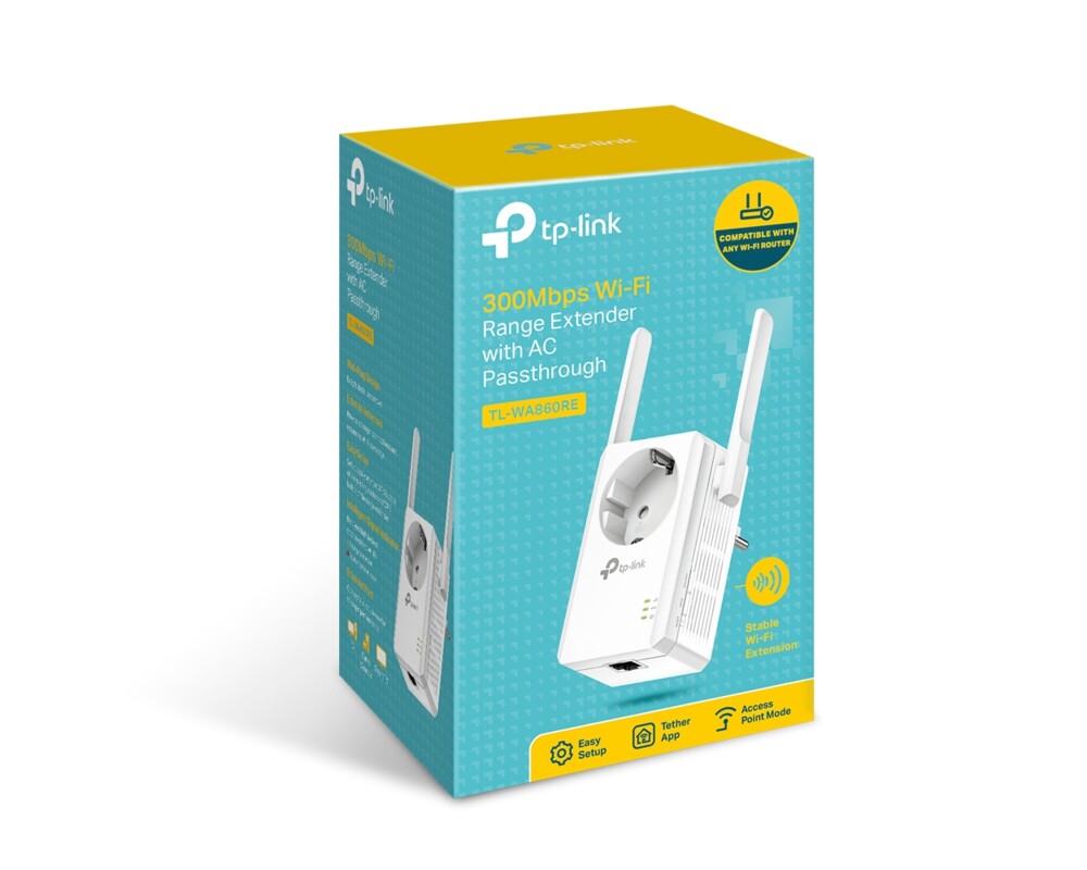 Безжичен усилвател TP-Link TL-WA860RE 300N 10