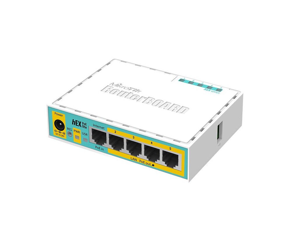 Рутер MikroTik hEX PoE lite (RB750UPr2) 7