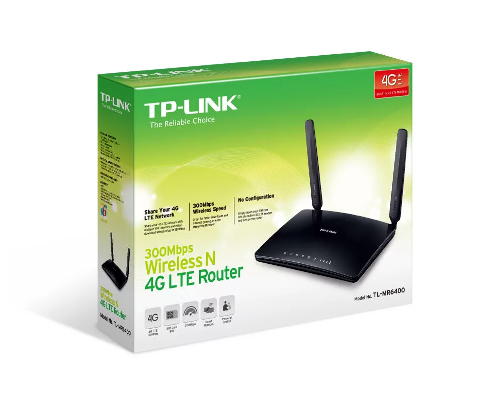 Рутер TP-Link TL-MR6400 N300Mbps 4