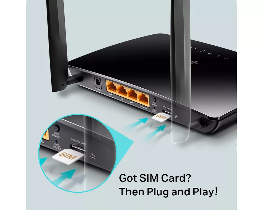 Рутер TP-Link TL-MR6400 N300Mbps 8