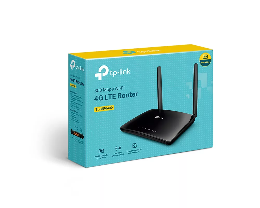 Рутер TP-Link TL-MR6400 N300Mbps 10