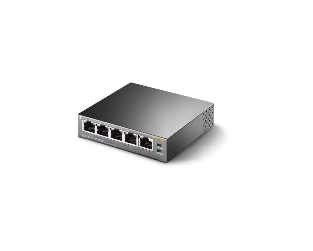Switch (Комутатор) TP-Link TL-SF1005P с 4-PoE+ порта 5