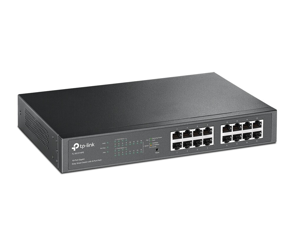 Switch (Комутатор) TP-Link TL-SG1016PE 16-портов Gigabit Easy Smart 7