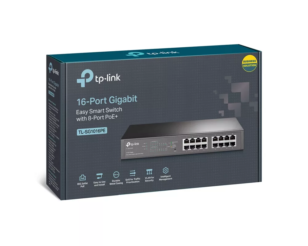 Switch (Комутатор) TP-Link TL-SG1016PE 16-портов Gigabit Easy Smart 2