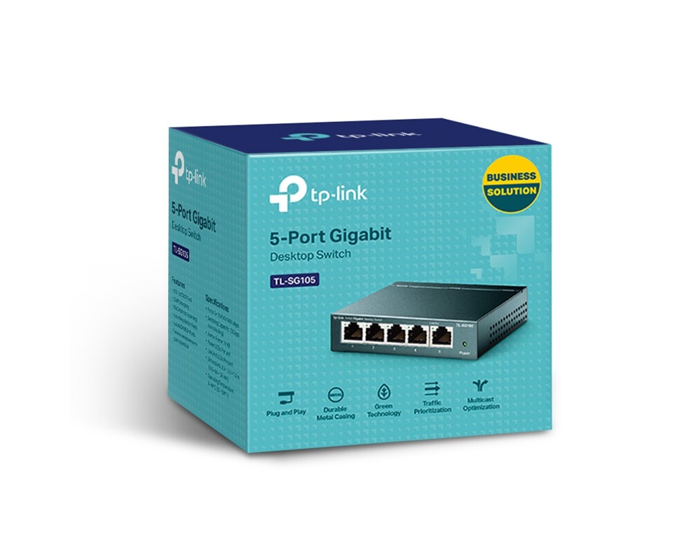 Switch (Комутатор) TP-Link TL-SG105 5-портов гигабитен 13
