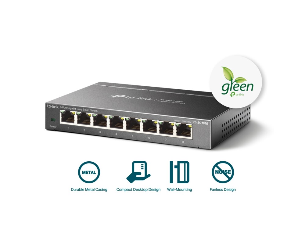 Switch (Комутатор) TP-Link TL-SG108E Easy Smart 12