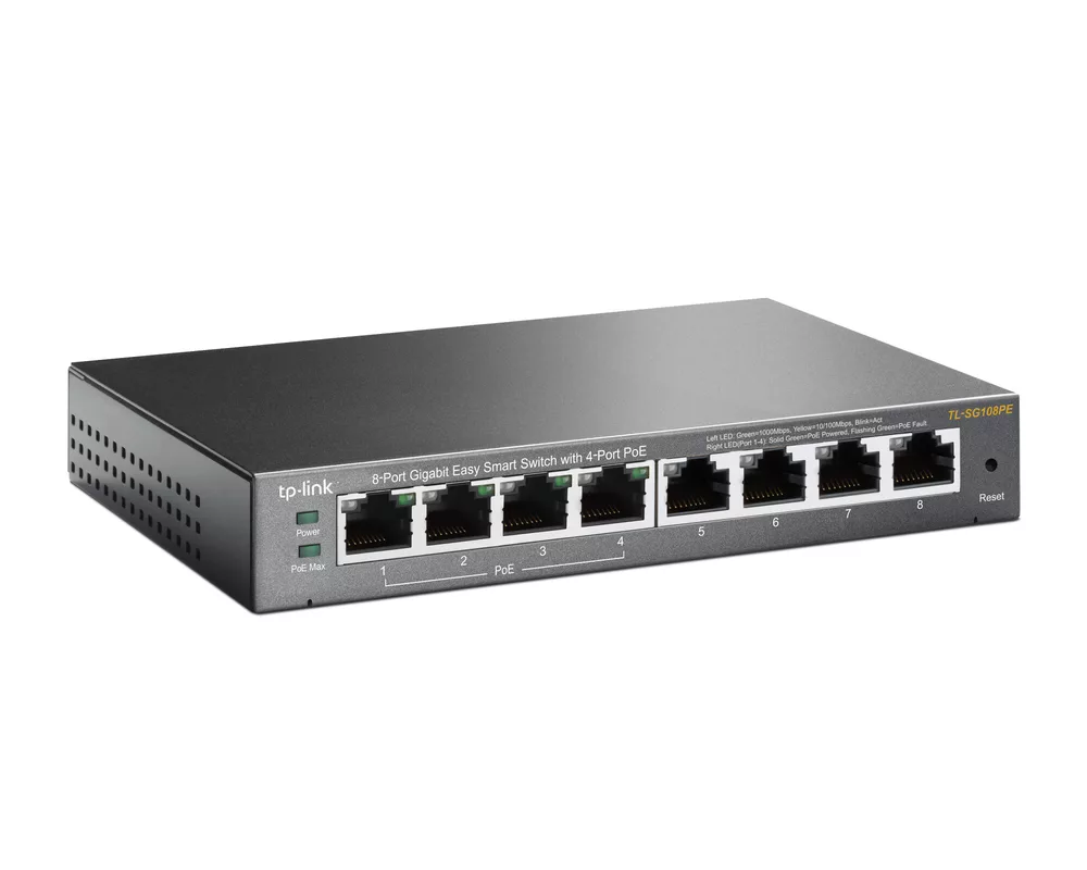 Switch (Комутатор) TP-Link TL-SG108PE PoE 2
