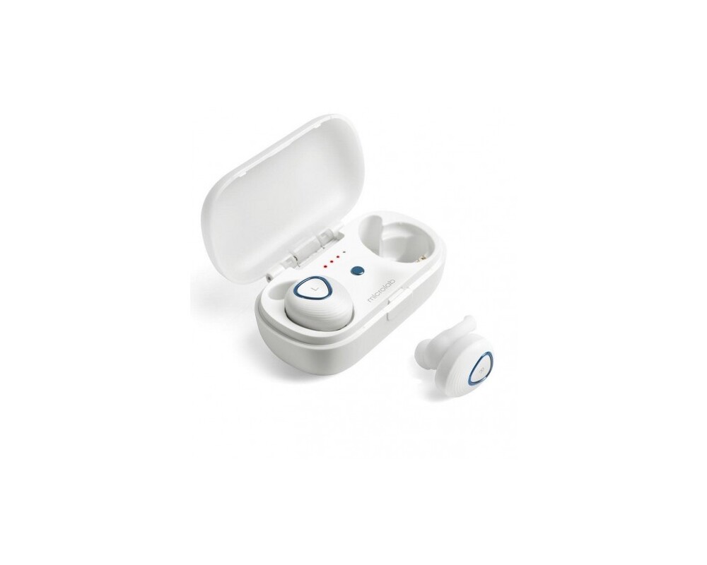 Слушалки Bluetooth Microlab TREKKER 200 бял цвят 8