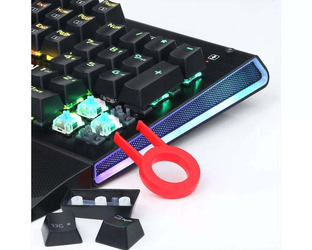 Клавиатура Механична геймърска клавиатура Redragon Aryaman K569RGB 6