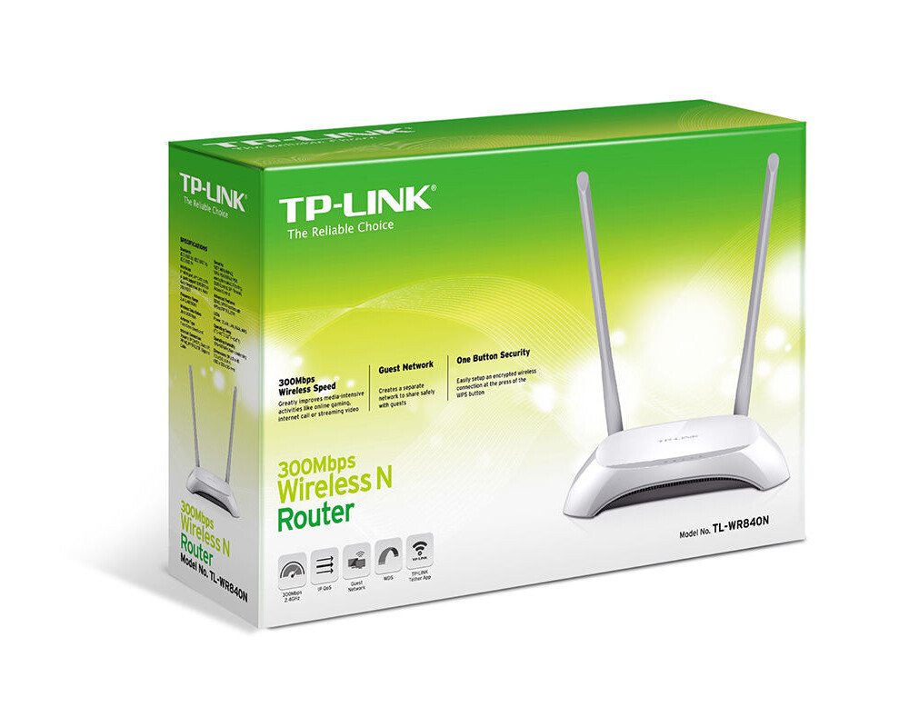 Рутер TP-Link TL-WR840N 300N 7 Рутер TP-Link TL-WR840N 300N 7