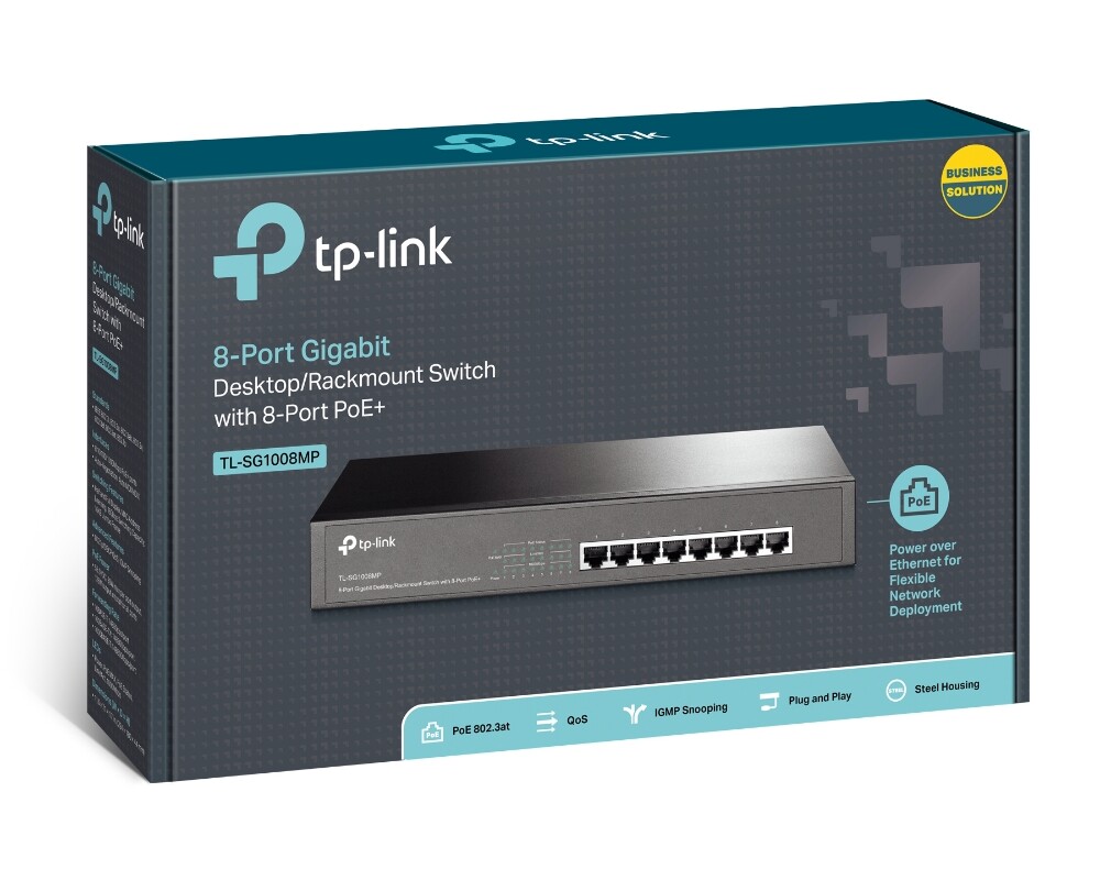 Switch (Комутатор) TP-Link TL-SG1008MP 5 Switch (Комутатор) TP-Link TL-SG1008MP 5