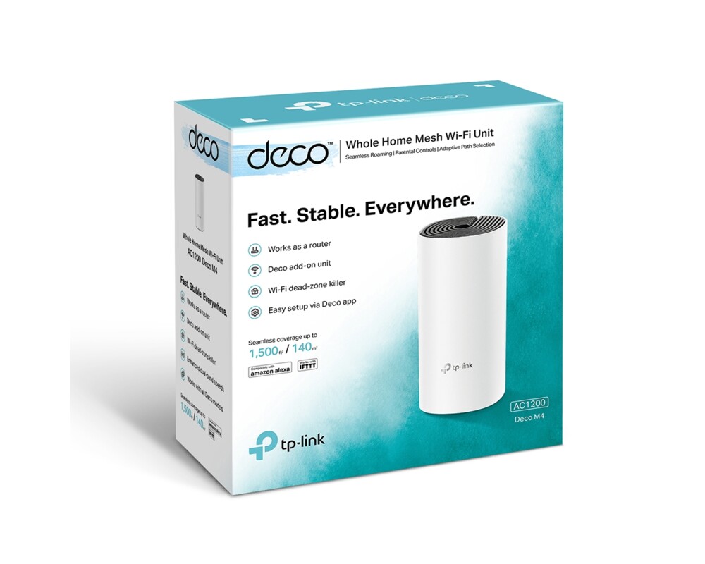 Рутер TP-Link Deco M4 AC1200 (1-pack) 9 Рутер TP-Link Deco M4 AC1200 (1-pack) 9