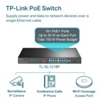 Switch (Комутатор) TP-Link TL-SL1218P 3 Switch (Комутатор) TP-Link TL-SL1218P 3
