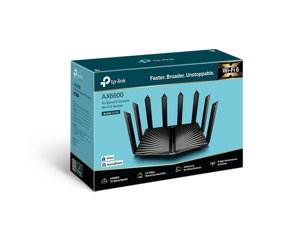 Рутер TP-Link Archer AX90 AX6600 10 Рутер TP-Link Archer AX90 AX6600 10