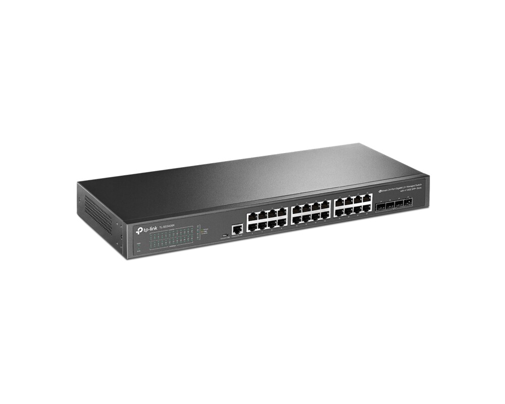 Switch (Комутатор) TP-Link JetStream TL-SG3428X с 4-SFP+ слота 4 Switch (Комутатор) TP-Link JetStream TL-SG3428X с 4-SFP+ слота 4