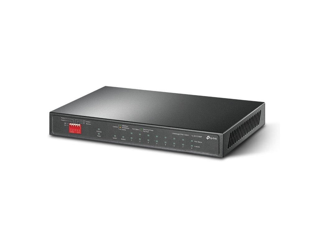 Switch (Комутатор) TP-Link TL-SG1210MP с 8-PoE+ порта и gigabit combo SFP/RJ45 порт 5 Switch (Комутатор) TP-Link TL-SG1210MP с 8-PoE+ порта и gigabit combo SFP/RJ45 порт 5