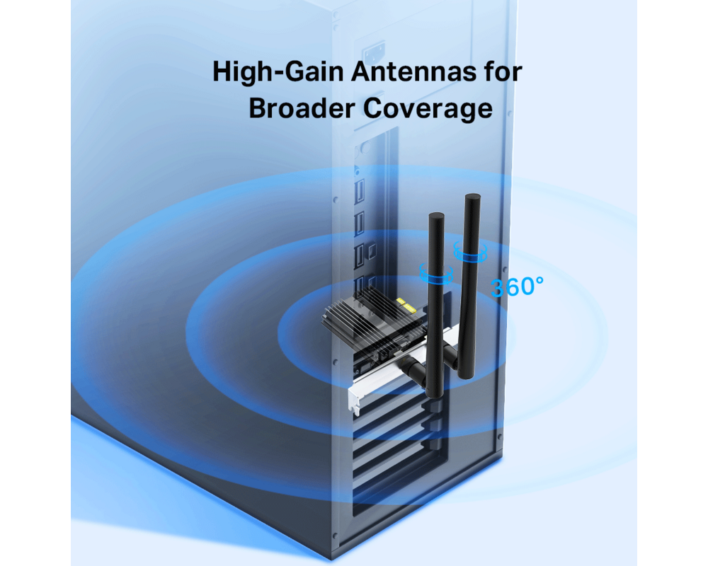 Мрежова карта TP-Link Archer TX50E AX3000 5 Мрежова карта TP-Link Archer TX50E AX3000 5